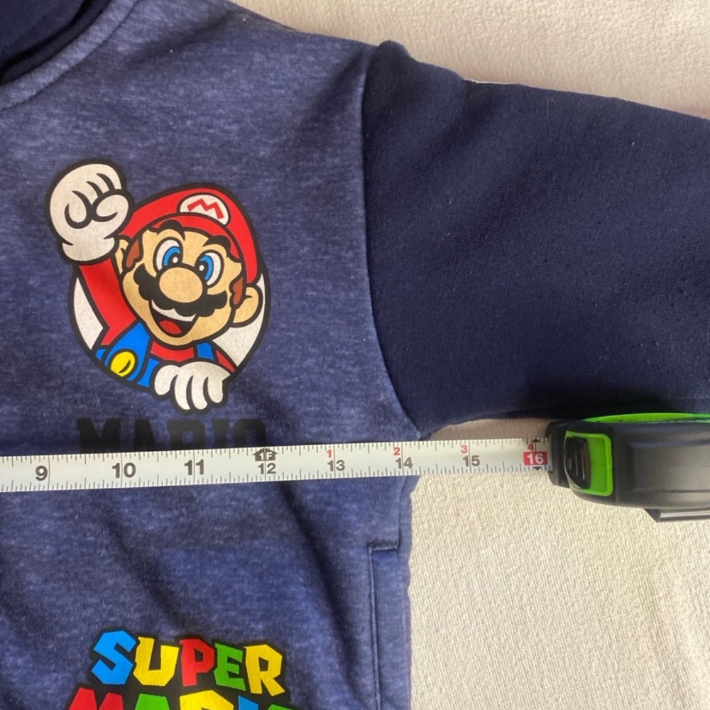 Nintendo Navy Blue Kids Super Mario Jacket size 4 - Picture 4 of 5